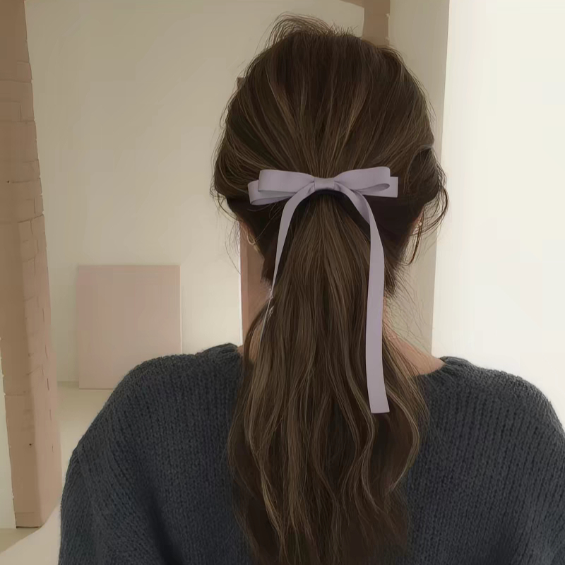 Ribbon Bow Gift - Barrettes à cheveux vintage avec nœud