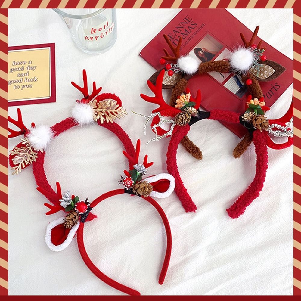 Mignon décoration de noël band - Reindeer Antlers Headband avis et prix