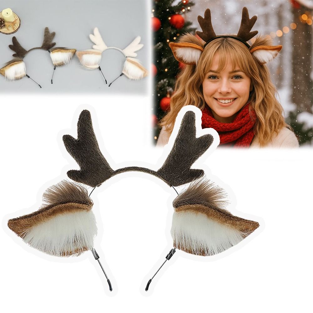 Serre-tête unisexe avec oreill - Reindeer Antlers Headband avis et prix