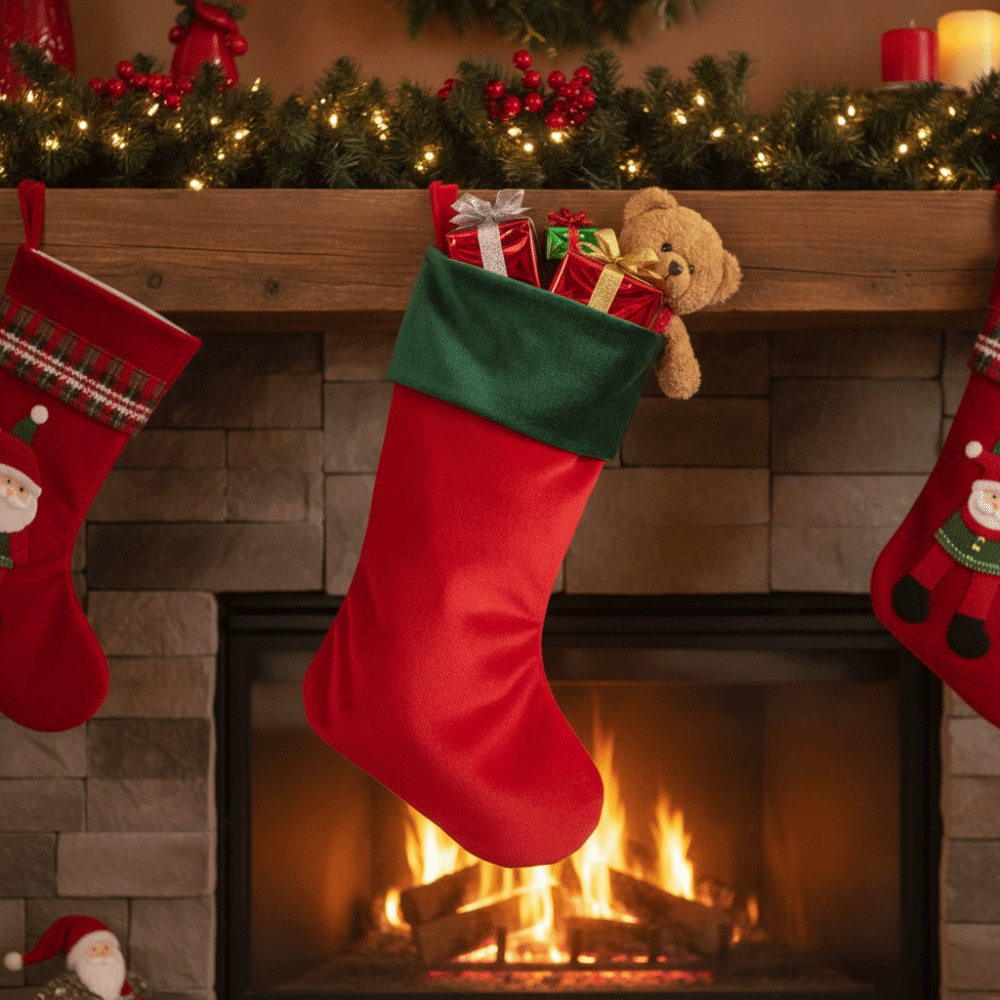 Chaussettes de Noël en velours - Christmas Stocking Hanging avis et prix