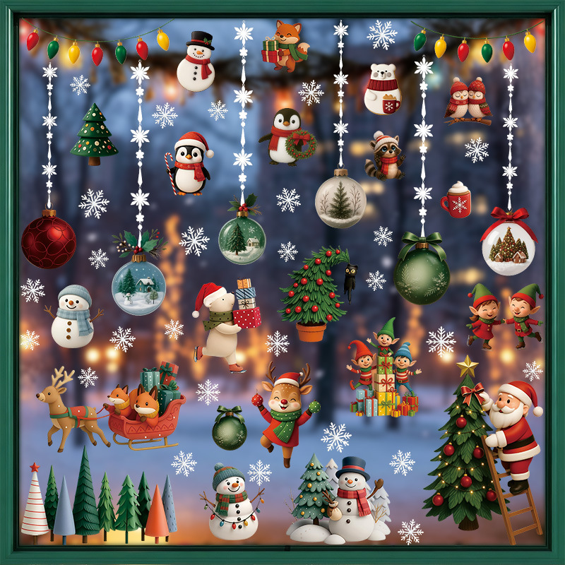 Nouveaux autocollants statique - Snowflake Window Decal avis et prix