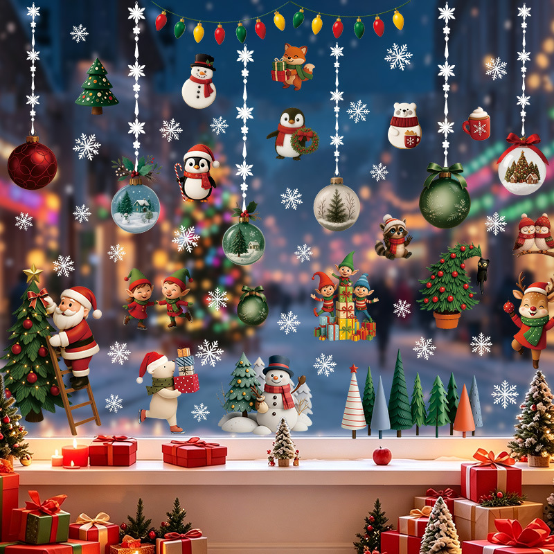 Nouveaux autocollants statique - Snowflake Window Decal avis et prix