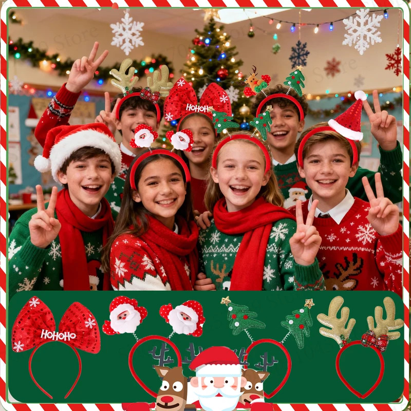12-120 pièces bandeau de noël  - Reindeer Antlers Headband avis et prix