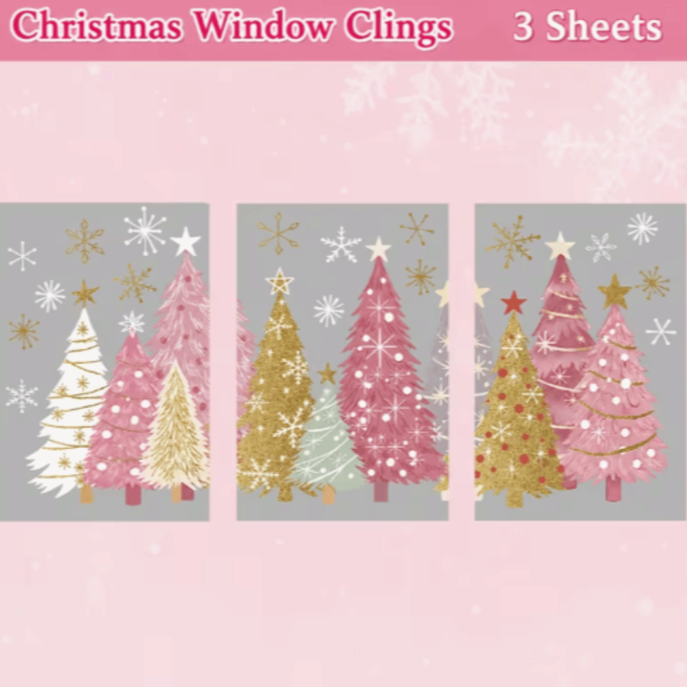 Autocollants statiques de Noël - Snowflake Window Decal avis et prix