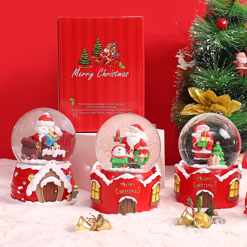 Boule à neige de noël avec lum - Snow Globe Musical avis et prix