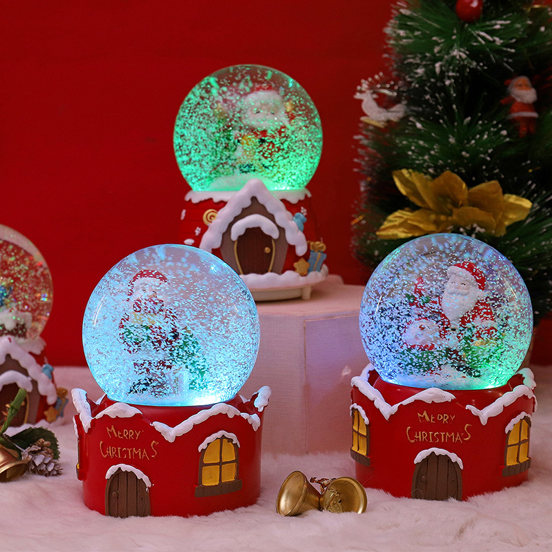 Boule à neige de noël avec lum - Snow Globe Musical avis et prix