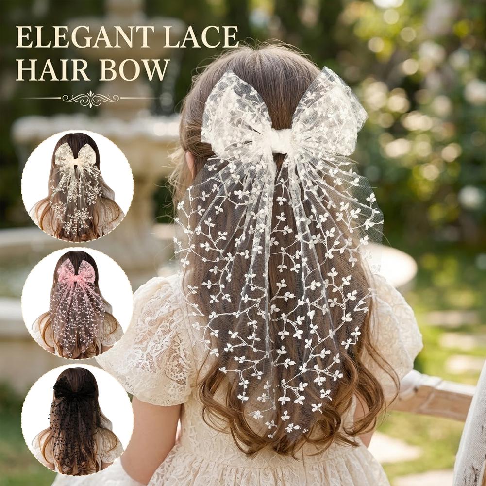Barrette à cheveux en dentelle - Ribbon Bow Gift avis et prix
