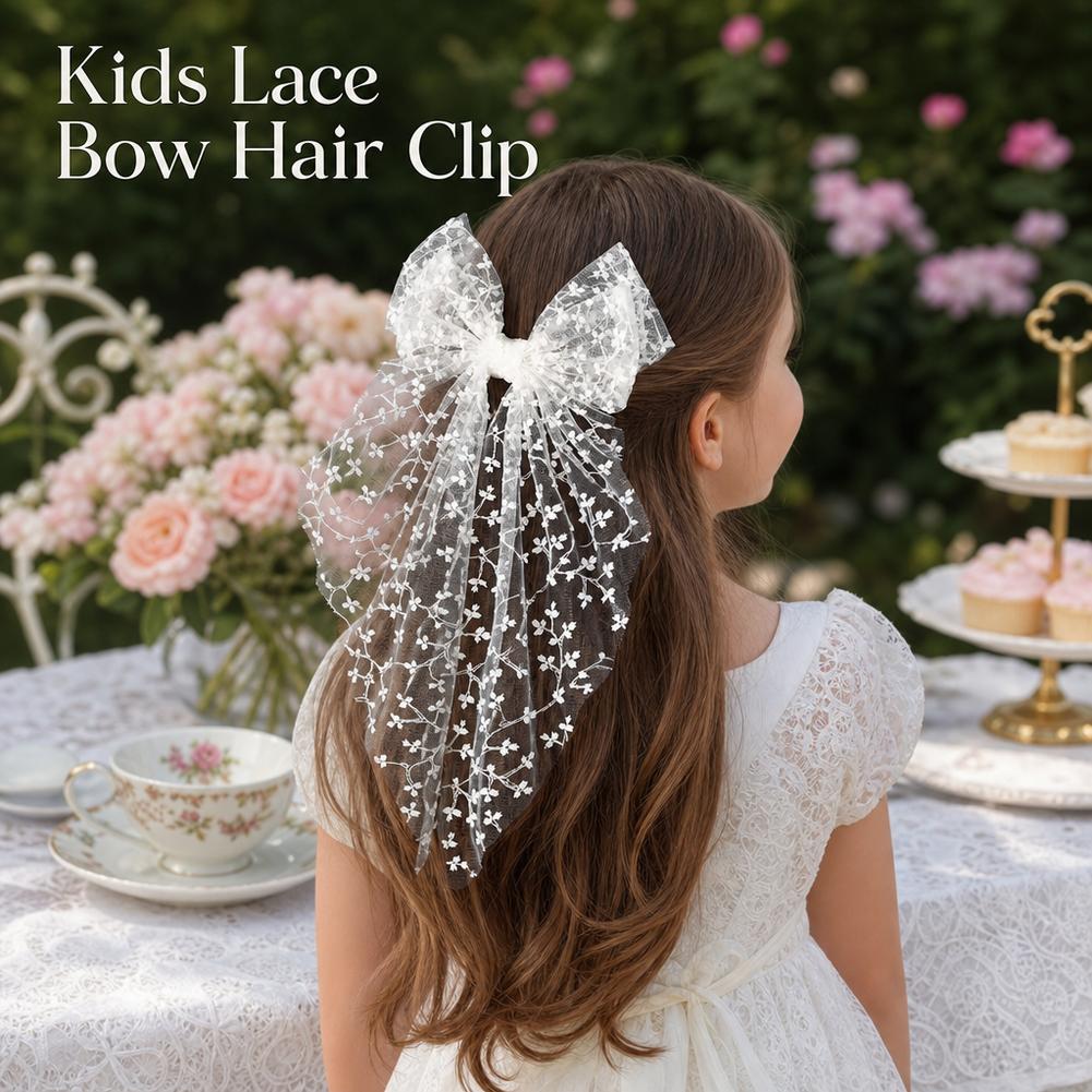 Barrette à cheveux en dentelle - Ribbon Bow Gift avis et prix